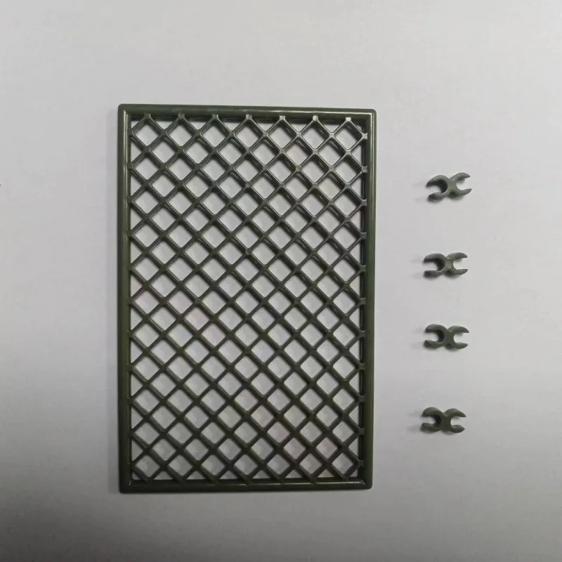 Train Track Protection Isolation Net Mini Building Blocks Military Barbed Wire Barricade Fence Guardrail Model Kit