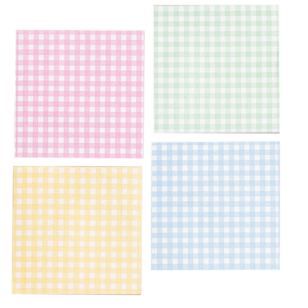Blocco note a griglia portatile da 4 libri Blocco note antiaderente per pianificazione di pianificazione Carta per appunti piccola per blocco note a griglia per ufficio scolastico