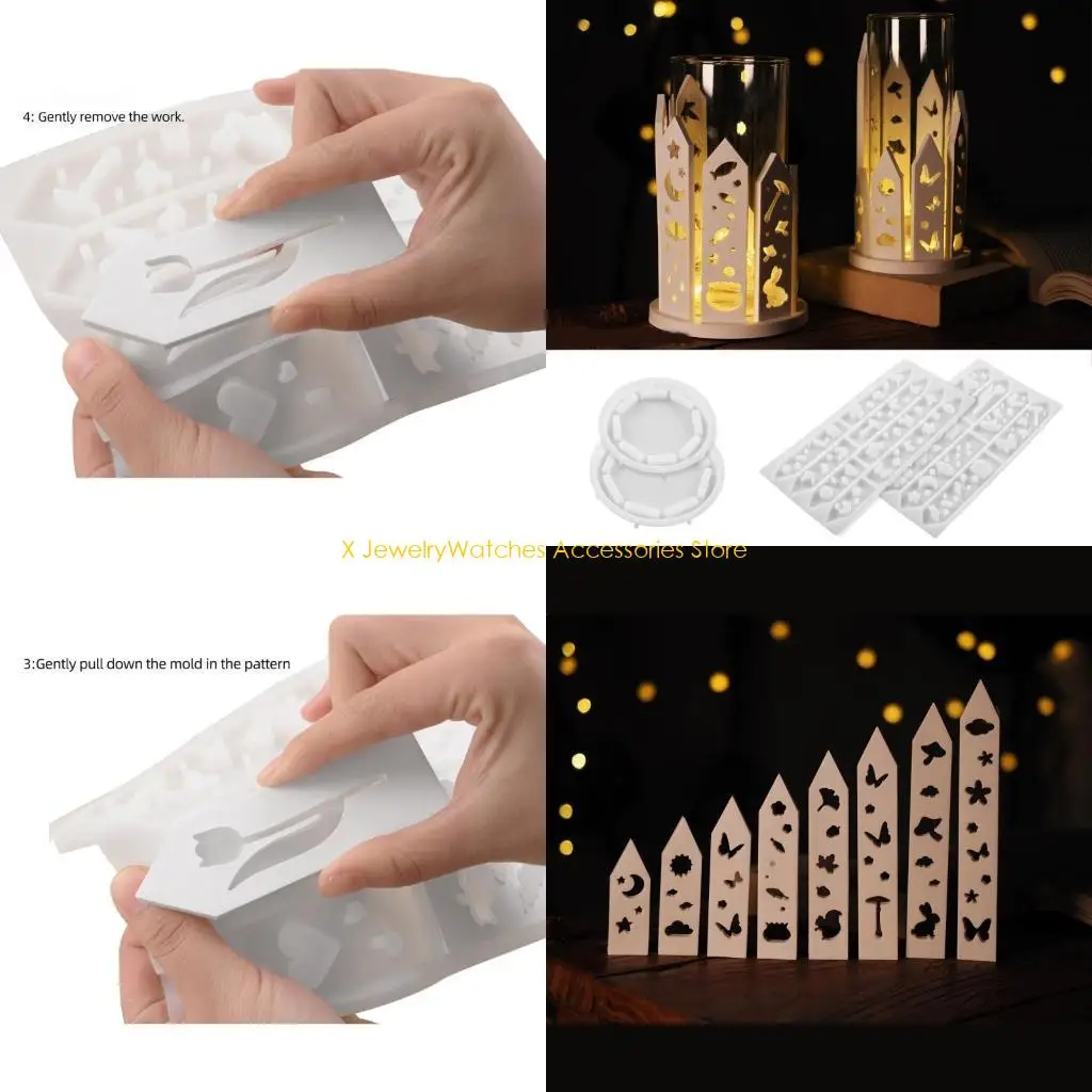 

31 кд гибкая силиконовая плесень гипсовая цементная плесень Дом Декоративная плесень Идеально подходит для уникального и в форме