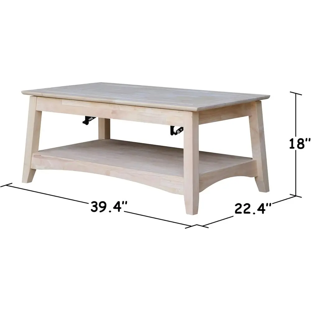 Table basse haute Bombay, inachevée