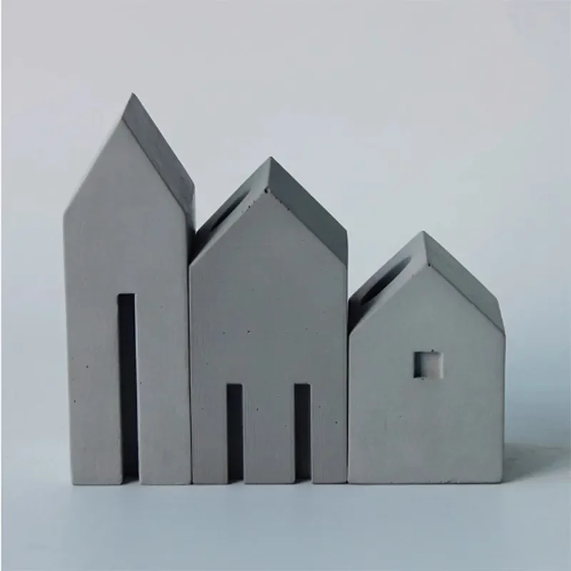 Clear Concrete Book Cement Silicone Mold Stationery Pen Holder Decoration - Home Garden DIY Craft Supplies
