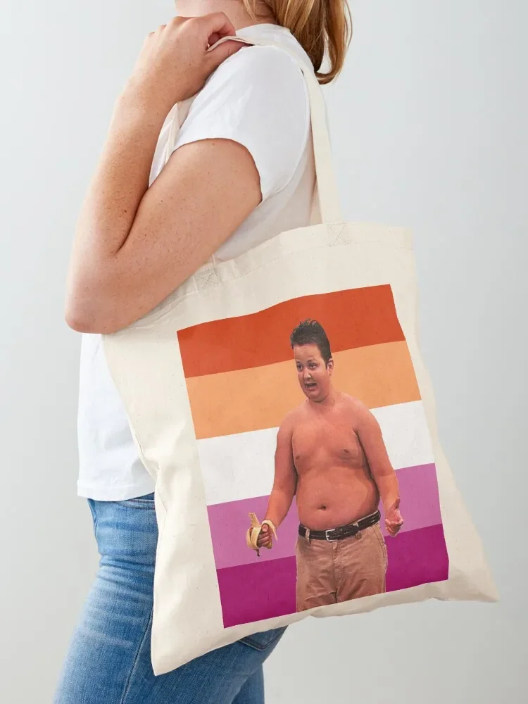 

Lesbian Flag Gibby Tote Bag personalized tote canvas Lady Women's