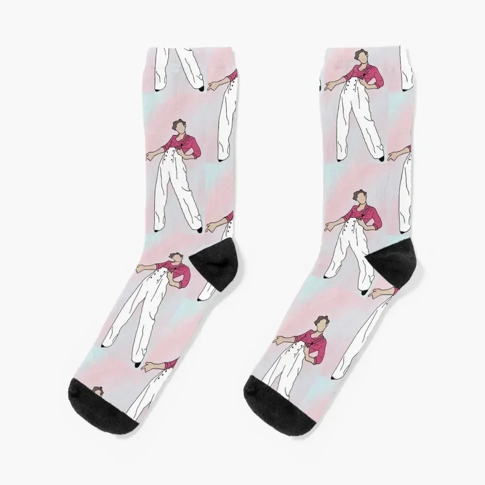 

Fine Line Socks aesthetic funny sock floral Heating sock Socks Girl Men's