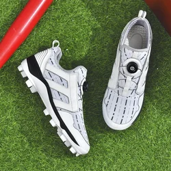 Men Baseball Shoes Training Long Spikes Softball Shoes Non-slip Cleats and Turf Softball Sneakers Professional Baseball Sneakers