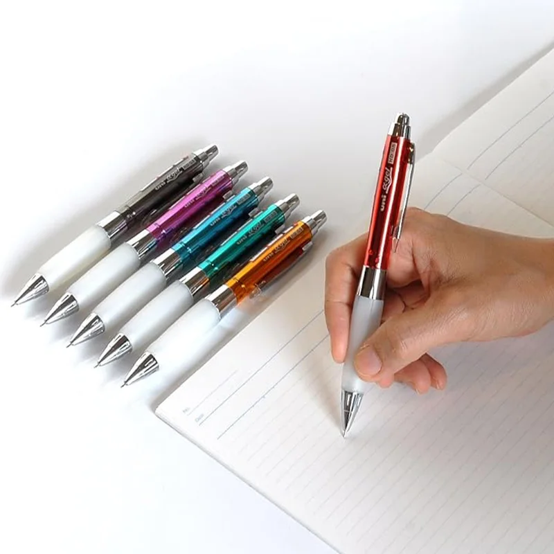 Uni Mitsubishi Mechanical Pencil, M5-617618GG Alpha-Gel Shake Out Lead 0.5mm Automatic Pen Anti-fatigue Grip Japanese Stationery