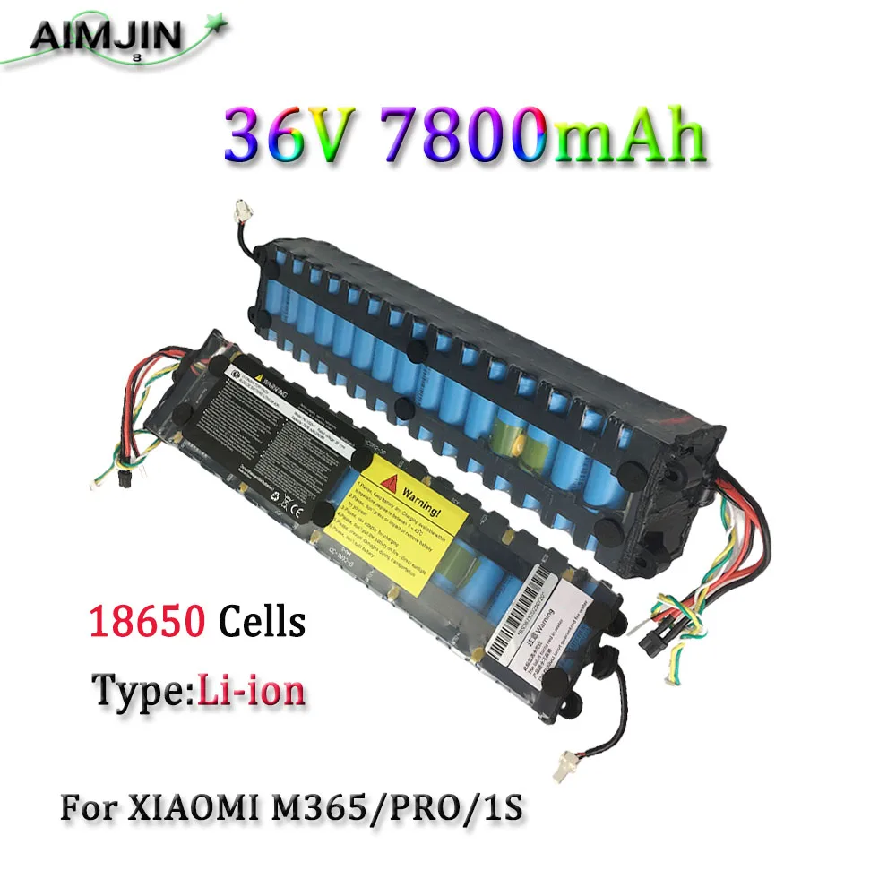 100% New Original 36V 7800mAH 10S3P 18650 Lithium ion Battery Pack For Special Battery Pack of Xiaomi M365/Pro/1S Scooter