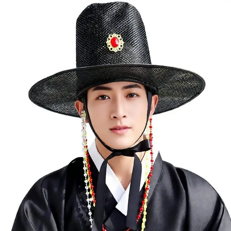 Summer Ready Breathable Korean Traditional Hat Polyester Cooling Effect 6XDA