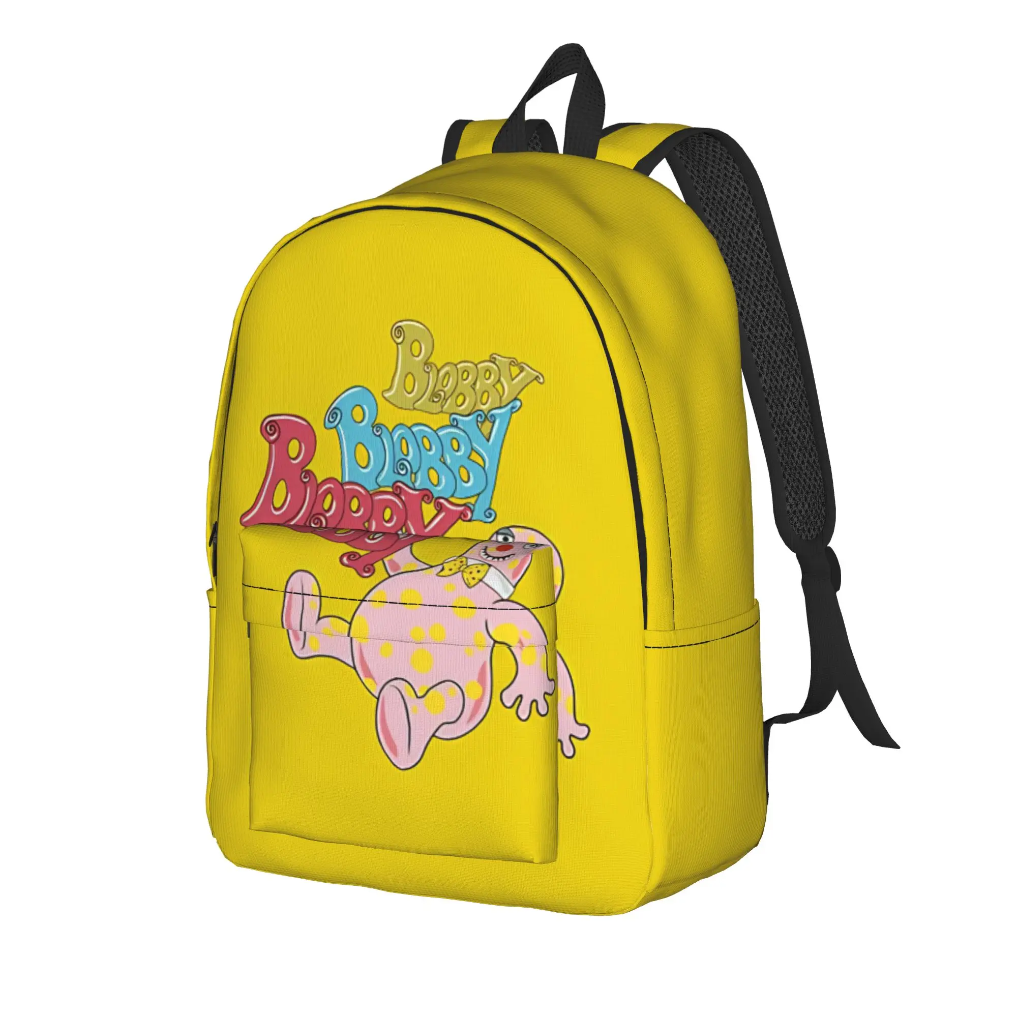 Back to school season rounded  Schoolbag Mr Blobby College Student Harajuku Design Backpack