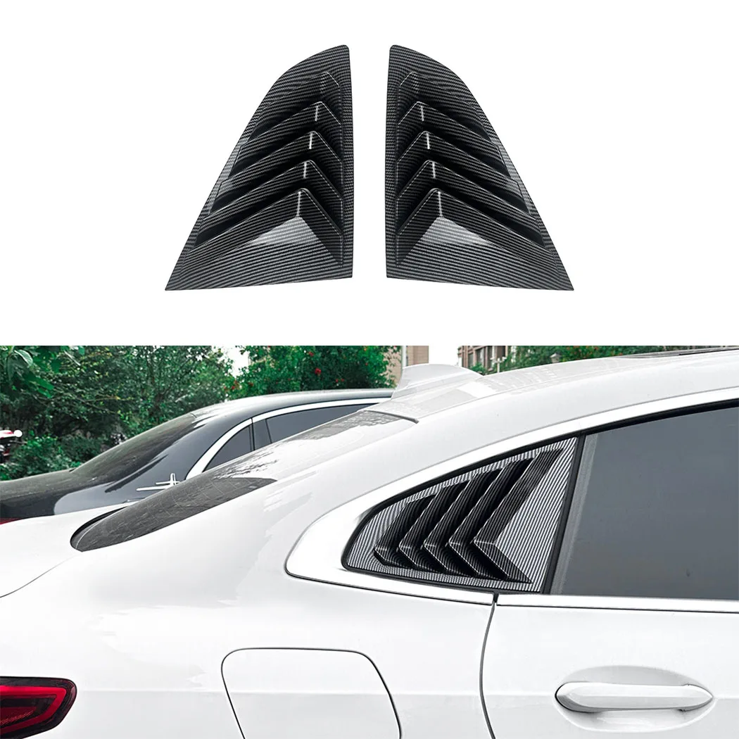 

For BMW 2 Series F44 2020 2021 2022 2023 Rear Window Side Vent Shutter Louver Cover Trim Car Accessories
