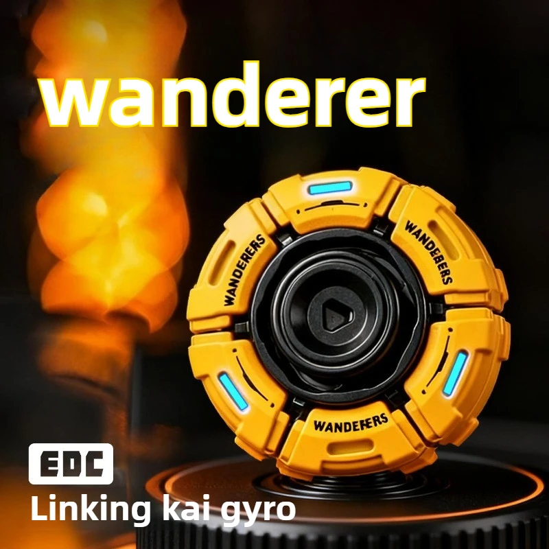 Wanderer EDC Metal Spinning Automaton Armor-Opening Fidget Spinner Decompression Desktop Toy