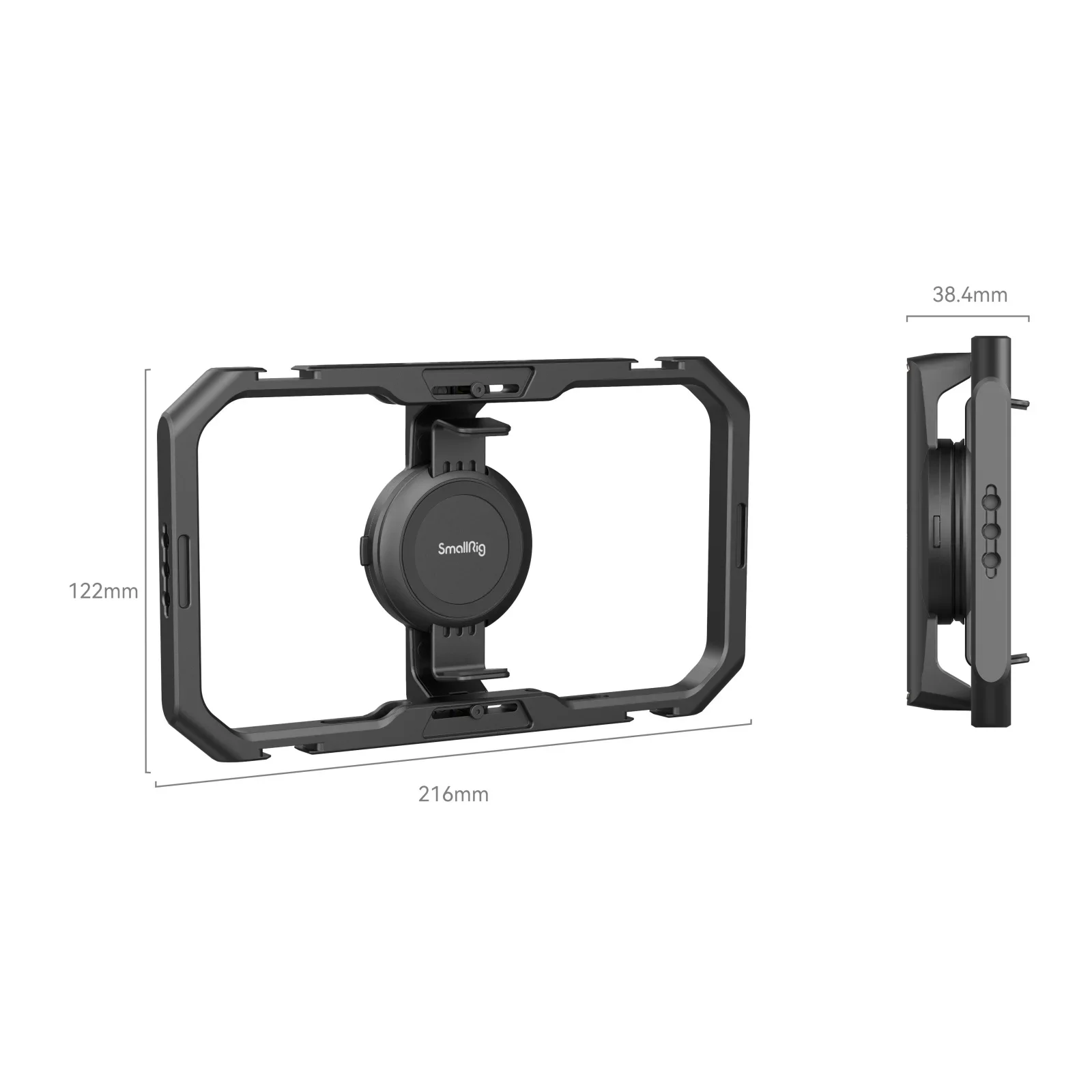 SmallRig Universal Quick Release Mobile Phone Cage for Huawei Mate 60 / iPhone15 Pro / Xiaomi /vivo Phone Holder