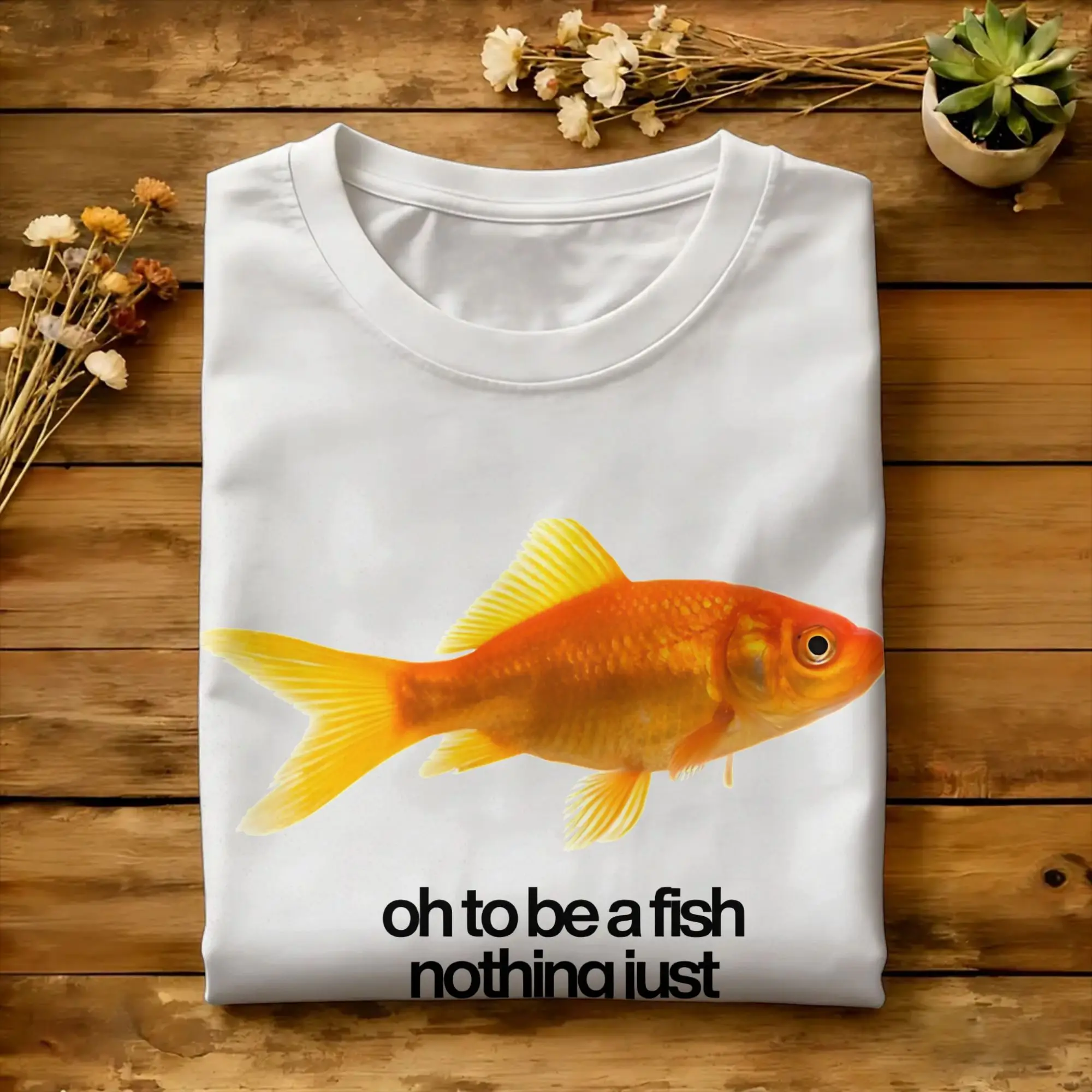 Herren Damen T-Shirt Frutiger Aero Fish Niedliches Lustiges Kunst-T-Shirt Trendiges Strand-T-Shirt Vintage Baumwoll-Oberteil Übergröße 6XL – Detail 7