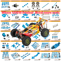 Wltoys 144001 144002 144010 124017 124019 Metal Upgrades Parts Modification Kits Swing Arm Shock Absorber Set RC Car Accessories