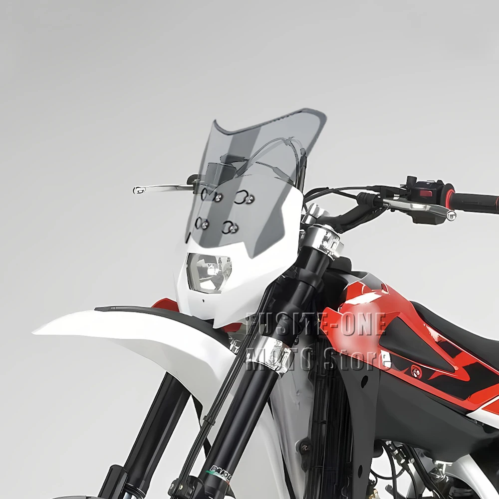 

For Huswana sm 125 2008 2010 motorcycle adventure windshield extension style Windscreen Wind Deflector Screen