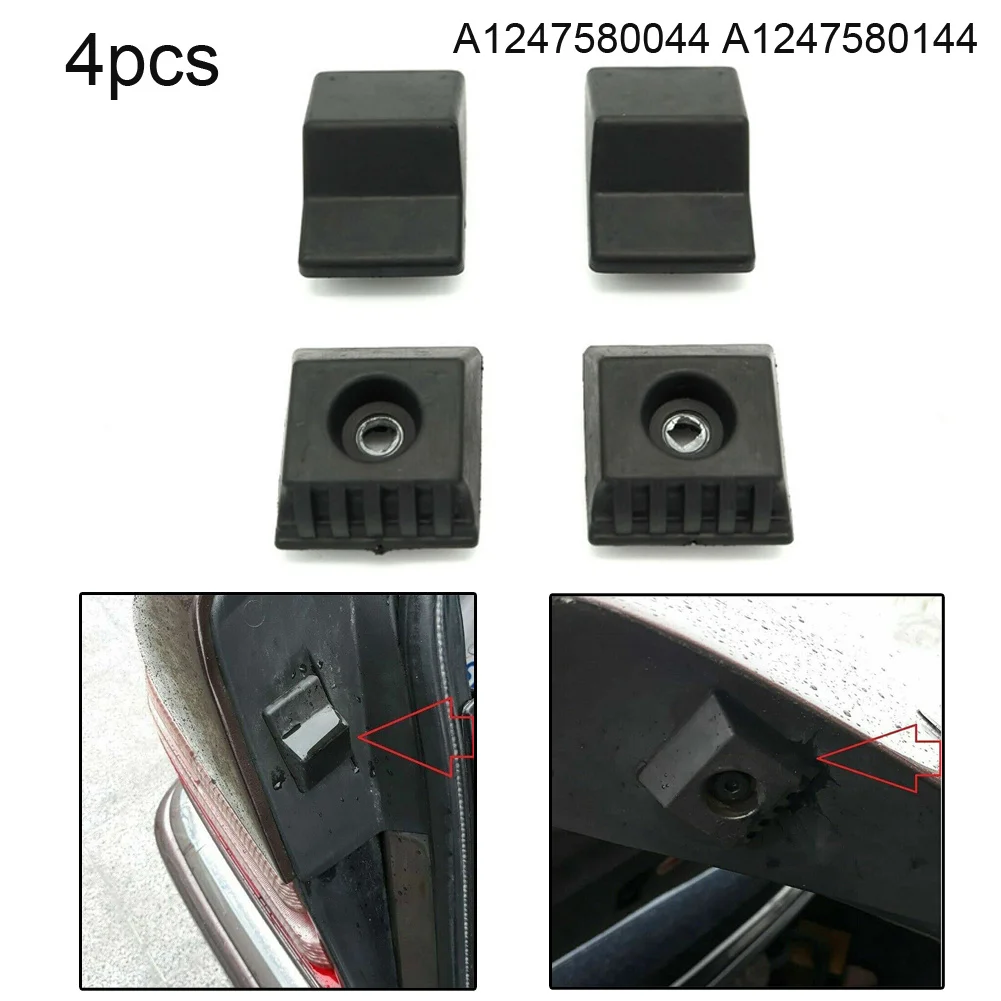 

4pcs Car Trunk Stop Buffer Black Trunk Stop Buffer A1247580044 For Mercedes E Class W124/A124/ C124 Parts