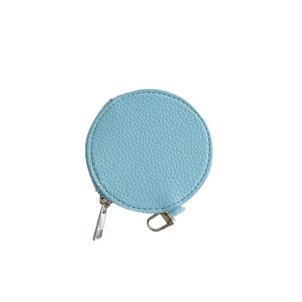 Star PU Leather Coin Purse PU Leather Bag Pendant Keychain Round Wallet Korean Style Small Storage Bag Small Storage Bag