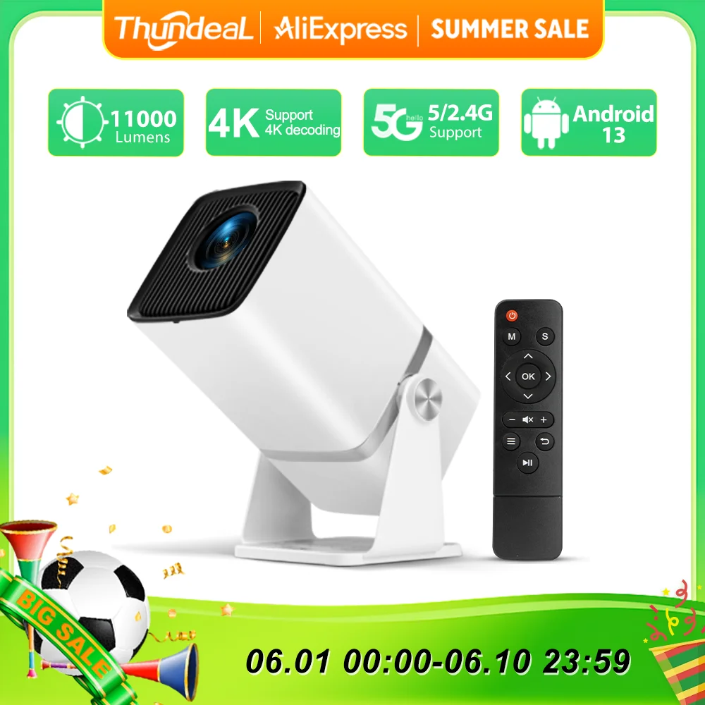 ThundeaL HD Mini Projector TD90 PK TD80W 1080P WiFi Android TD80 Projector Home Theater Cinema 3D Phone Video Movie Proyector