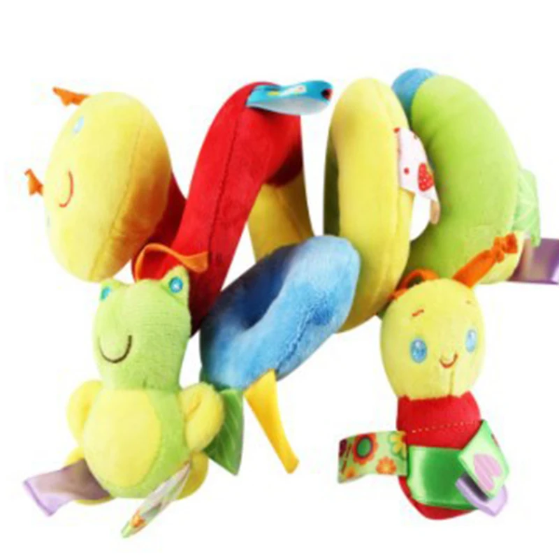 Cute Activity Spiral Crib Stroller Car Seat Travel Hanging Toys Baby Rattles Toy