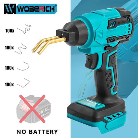 휴대용 무선 플라스틱 용접기, 차체 패널 균열 수리 용접건, 마키타 18V 21V 배터리용 핫 스테이플러 용접기