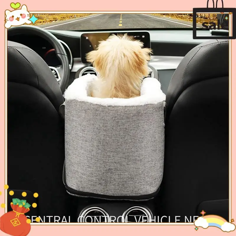 

NEW-Automobile Pet Bed Car Center Console Car Bed Universal For All Seasons Dog Bed Outdoor Travel Cat Bag Pet Supplies