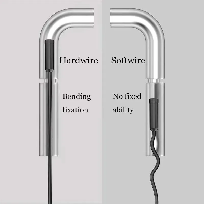 Professional HD Autofocus Camera 1cm~5m Endoscope Camera with 12mm Probe Hardwire cable and 8LEDs Light for Huawei PC Xiaomi