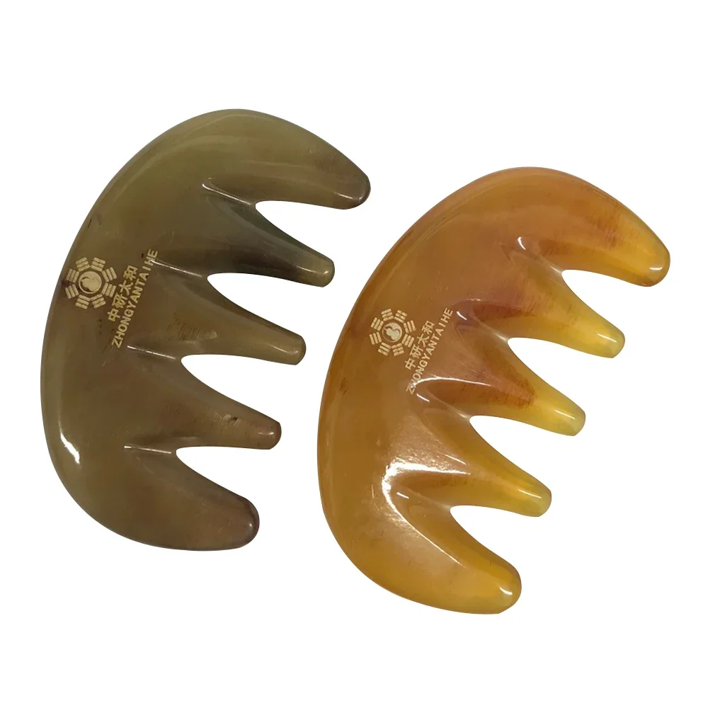 Comb Buffalo Horn Massage Guasha Comb Traditional  Massage 100% Buffalo Horn