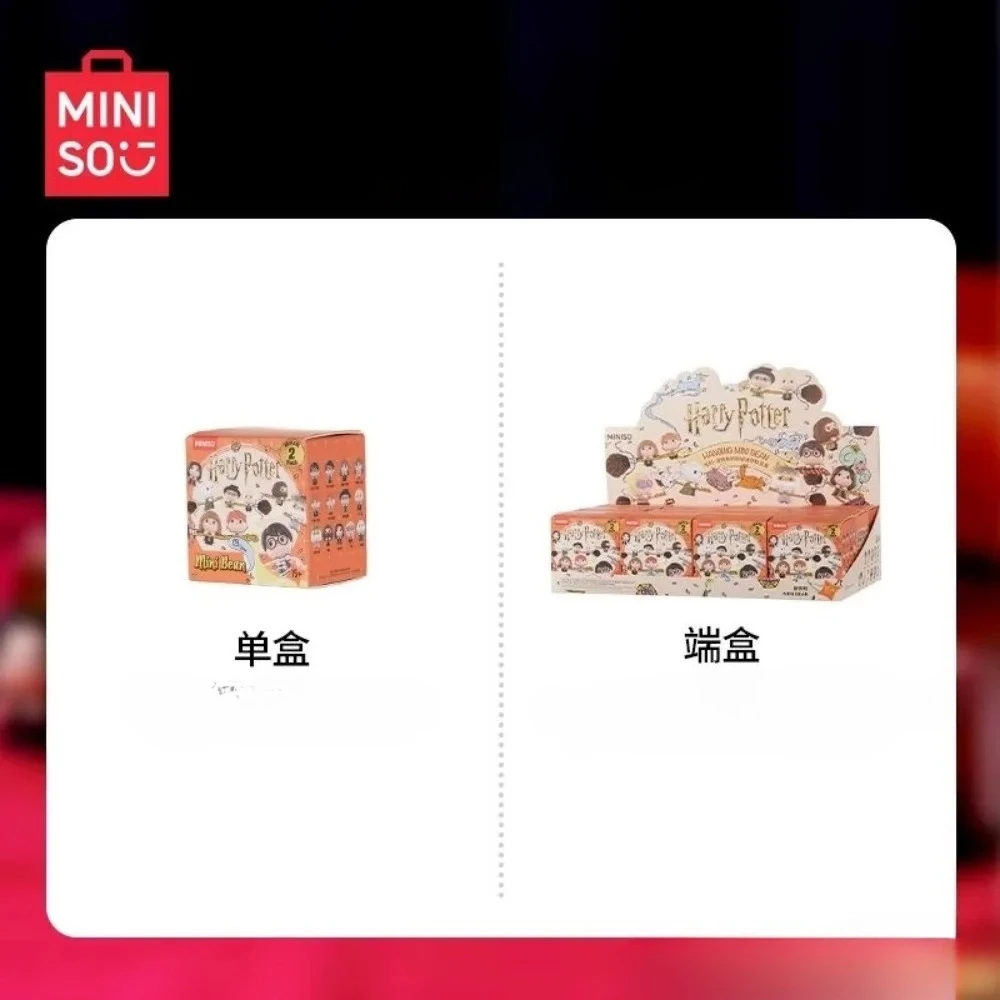 MINISO x Harry Potter Authentische Liegestaltungspuppen – 2 Stück niedliche Computer-Anhänger-Desktop-Dekoration, zufälliges Schiff