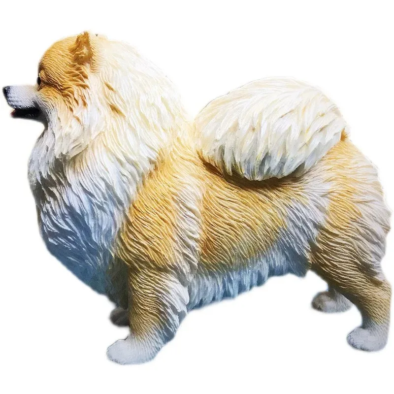 Pomeranian Dog Silicone Mold 3D Animal Baking Mould DIY Pet Memorial Plaster Epoxy Mold Pet Concrete Candle Silicone Molds Mold
