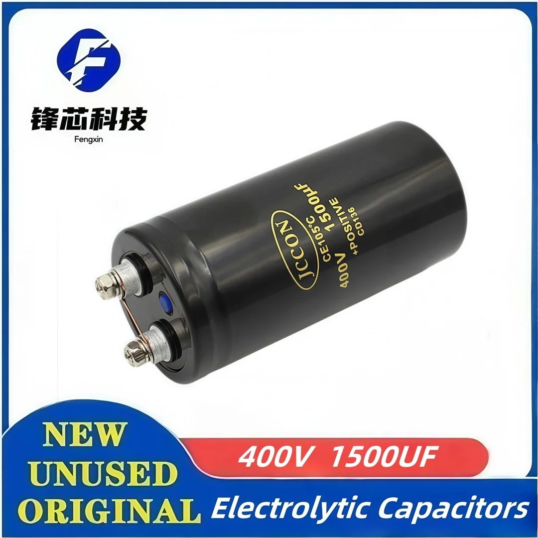 

400V 1500UF 50*105mm JCCON CE105℃ CD136 Aluminum Electrolytic Capacitor Inverter Welder 400V1500UF Screw Foot Bolt Capacitor