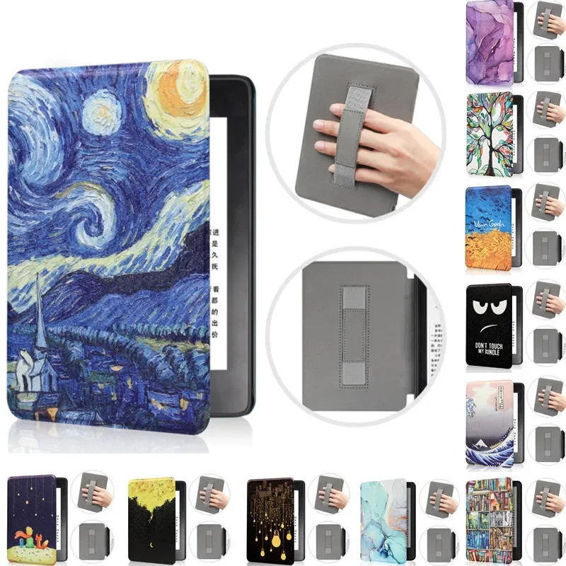 Print Case for All New 2022 Kindle 11th Generation 6'' C2V2L3 Magnetic Flip E-book Cover for New Kindle 11th 2024 Release RS23CV