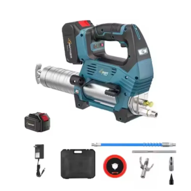 Lithium Battery Electric 12000psi Grease Pump Metal Tube Quantitative Grease Gun