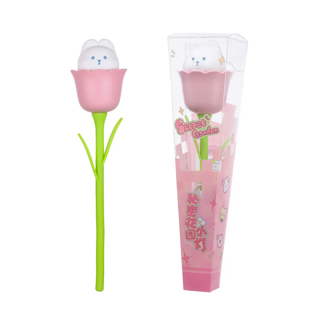 

Hight Quality Cute Mini LED Flower Night Light Mini Flower Table Decoration Lamp LED Small Table Lamp Desktop Ornament