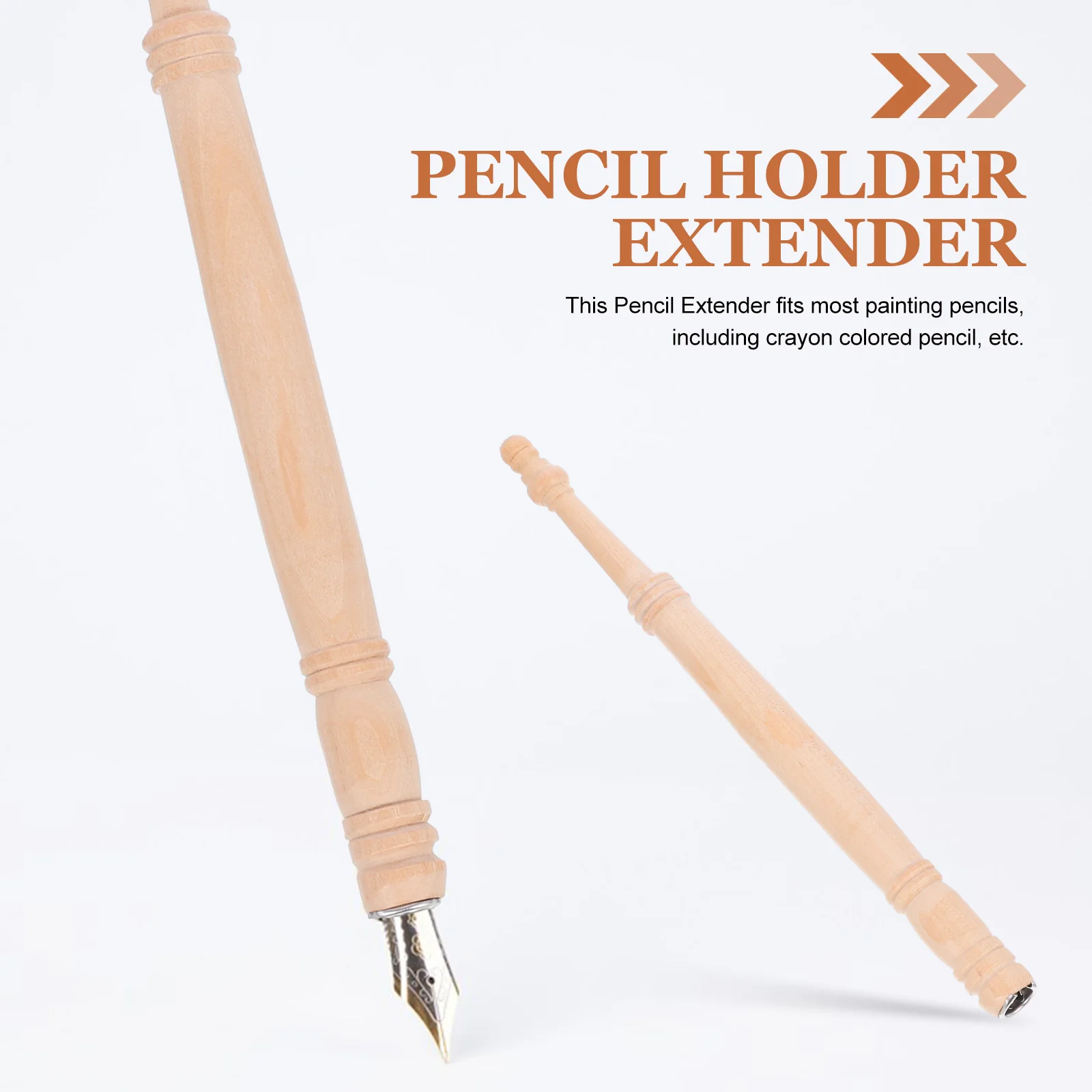 Pencil Extension Office Write Tool Penholder Extender Home Supplies Bamboo for School