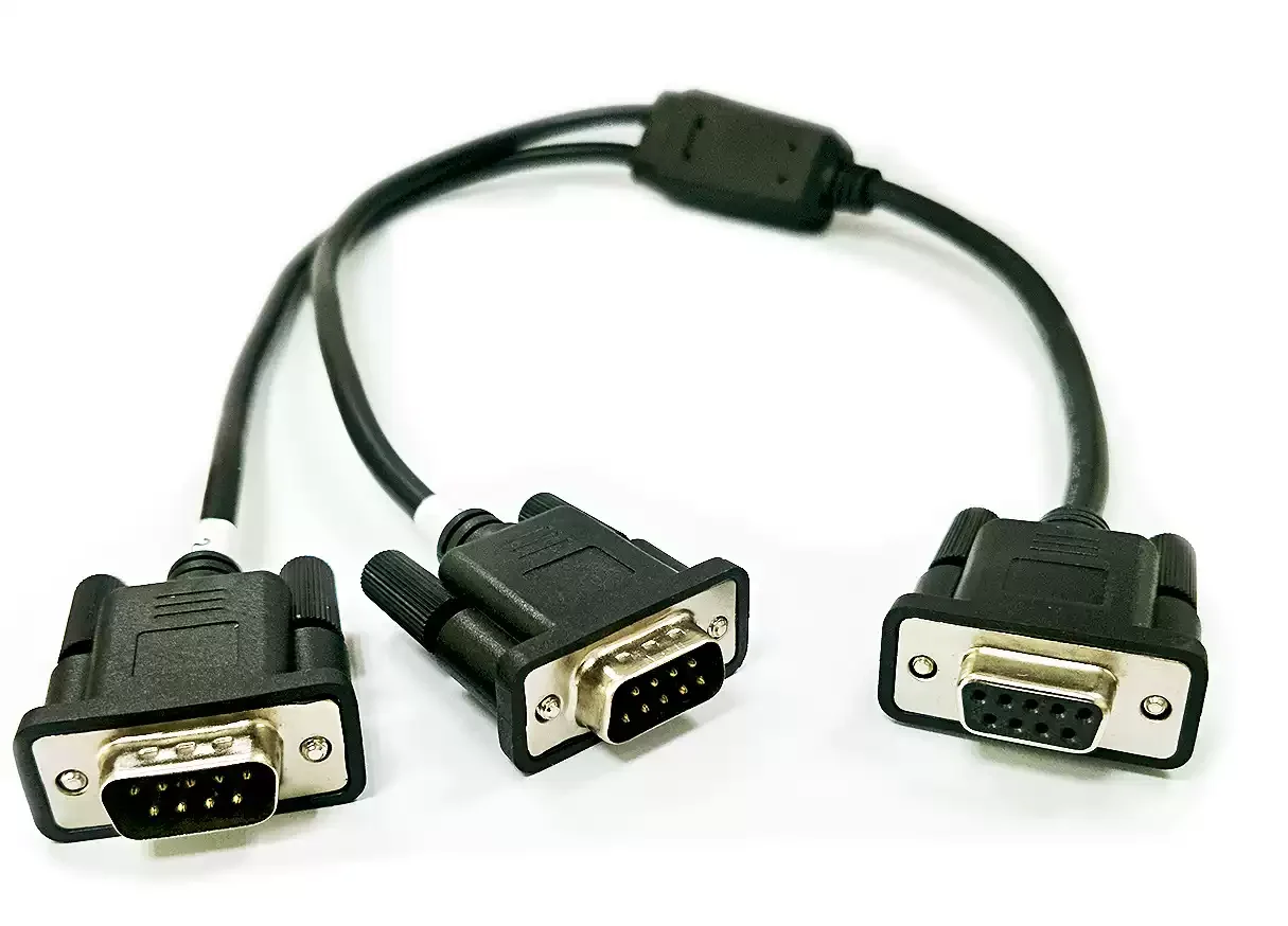 DB9 1 To 2 Y Splitter Cable CAN Bus Channel Split Cord For ES581/582 Diagnostic Equipment