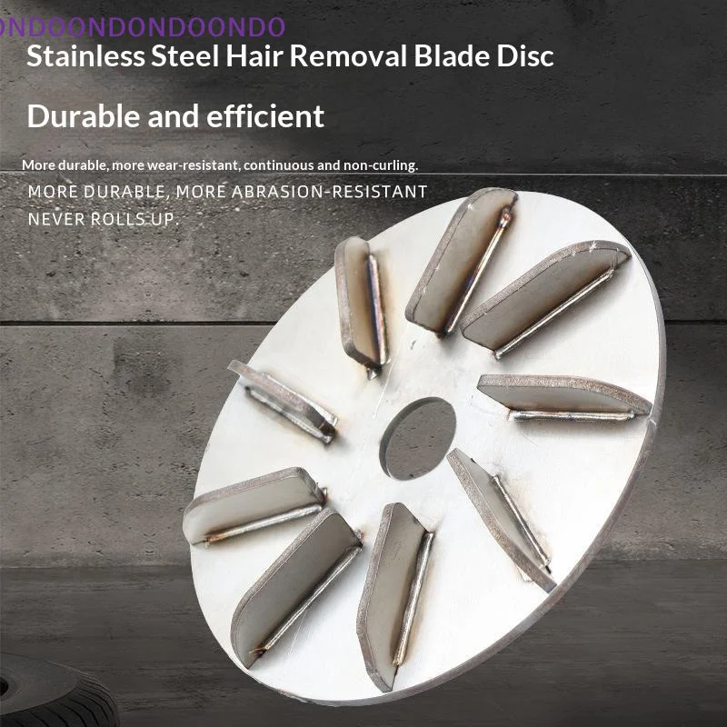 Livestock Hair Removal Blade Disc Food Grade Stainless Steel Sharp Sturdy Efficient for Animal Hair Processing