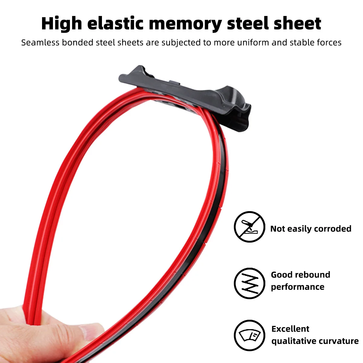 For Tesla Model 3 Y S Front Wiper Blades Brushes Cutter Accessories Rubber Windshield Wiper Universal