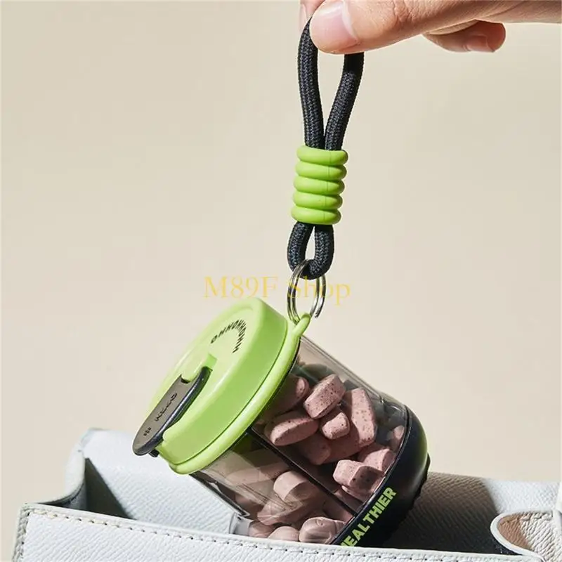 M89F Pocket Pills Boot Shaped Pills Box Medication Case Portable Pills Case