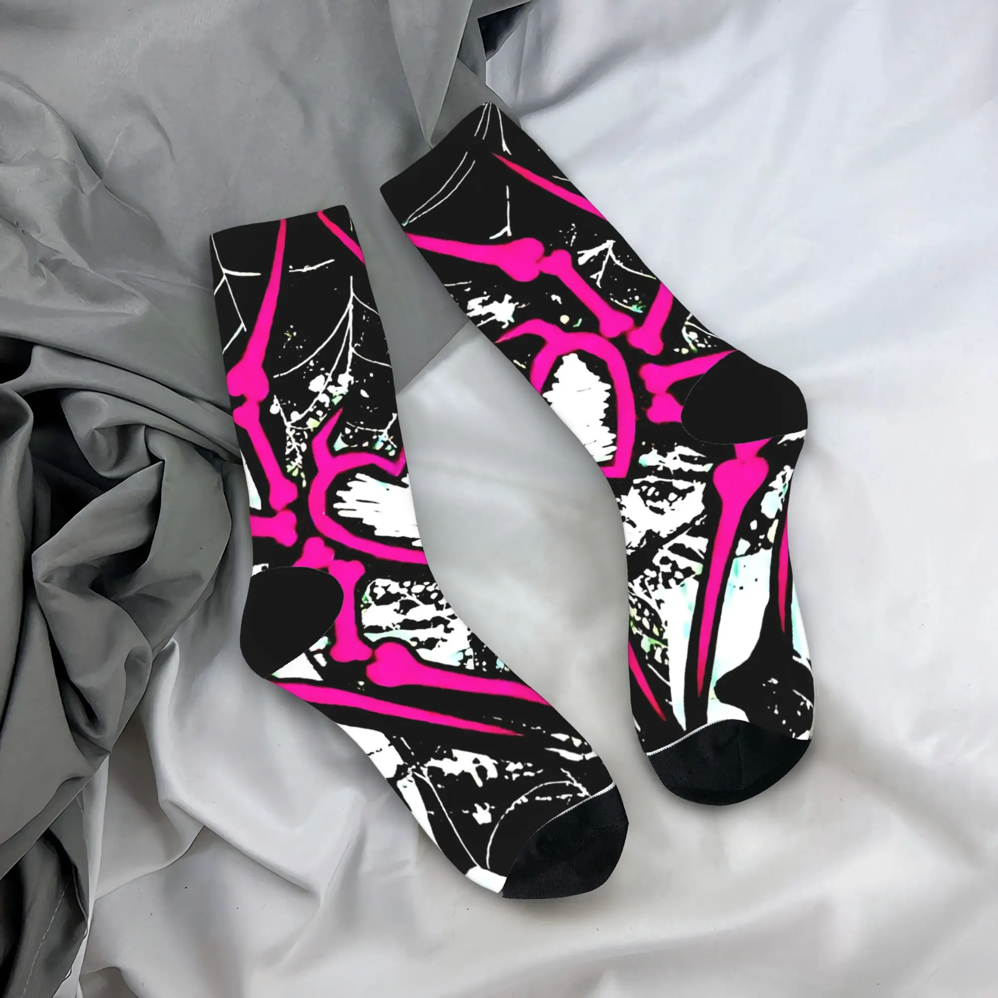 AJ Lee Wrestling Divas Calzini Calze grafiche Calzini da uomo anti-sudore Calzini da corsa invernali morbidi e traspiranti