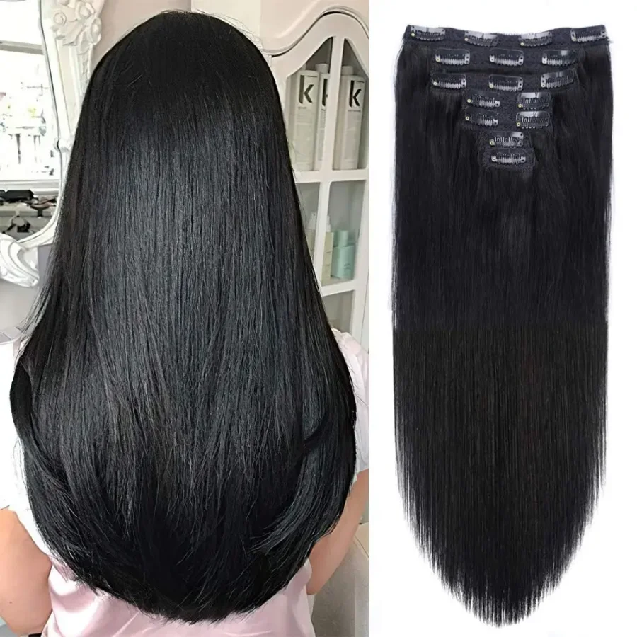 Thumbnail 3 - #28 Clip-In Human Hair Extensions Deals & Discounts
