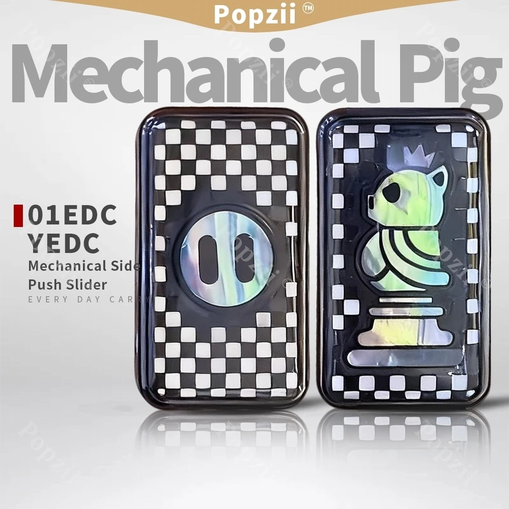 01EDC YEDC Coating Mechanical DingDing Multi Orbit Push Slider Fidgeting toy Multiple Ways to Play Anxiety Toys