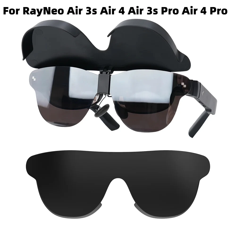 For RayNeo Air 3s/3s Pro Flip Up Light Shield Cover For RayNeo Air 4/Air 4 Pro Blocks Stray Light Protects Front Panel
