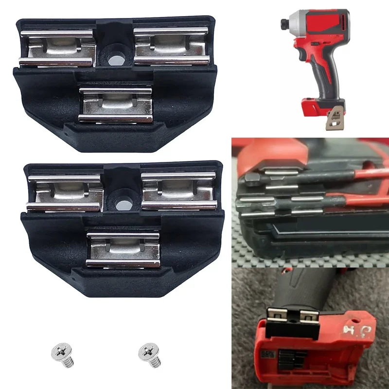 Electric Screwdriver Bits Holder With Screws For Milwaukee 2601-20 2601-22 2602-20 2602-22 2650-20 Impact Driver Drill Holder