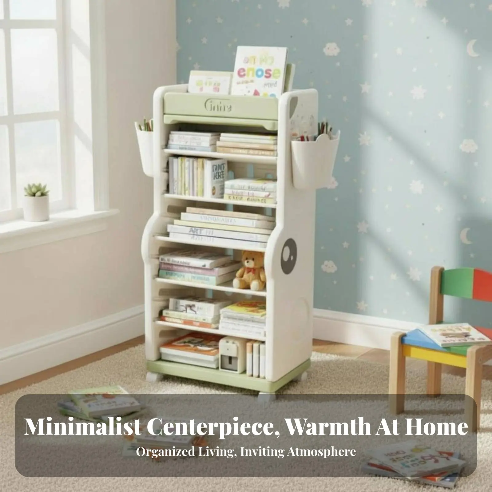 carrello-porta-libri-mobile-con-ruote-stabile-e-robusto-grande-capacita-per-bambini-stanza-studio-area-giochi