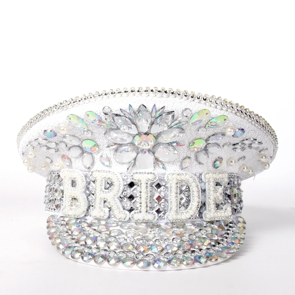 women-wedding-bridal-hat-bride-military-hat-sergeant-captain-festival-birthday-hen-part-octagonal-hat