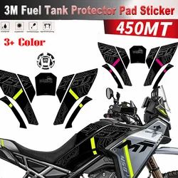 For CFMOTO 450MT Tank Pad Fuel Covers Protector 3M Sticker Motorcycle Accesories Adventure Decal CF MOTO MOTOS MT450 MT 450 2024