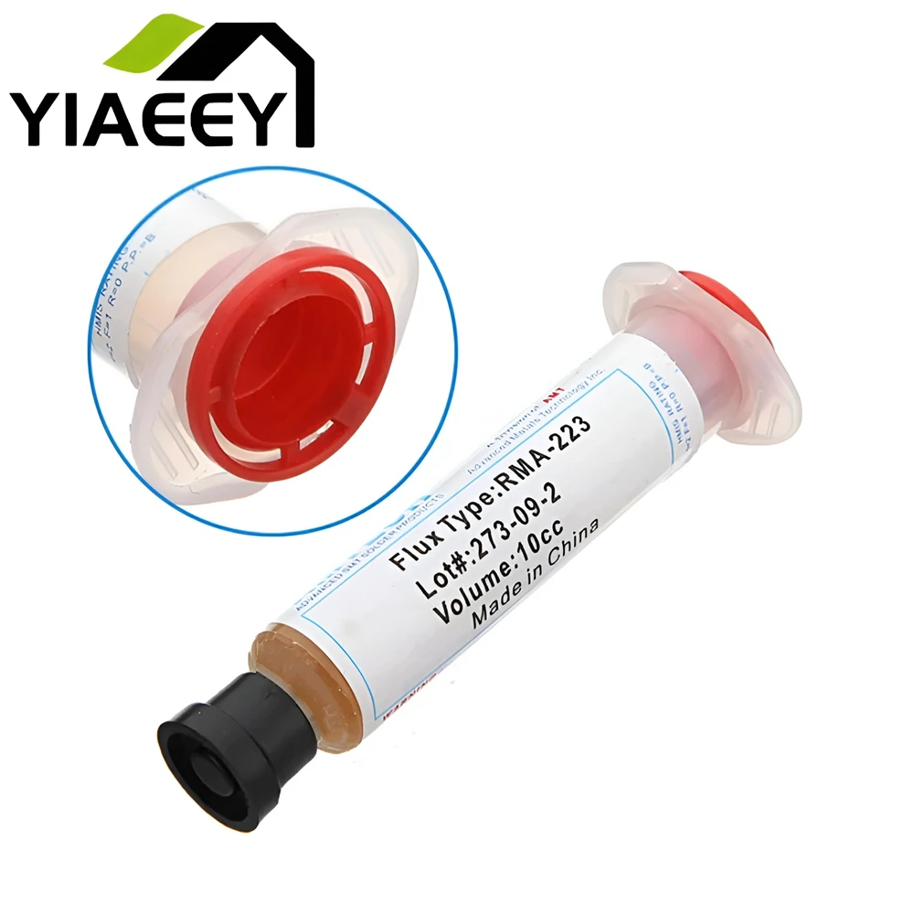 10cc Flux for Soldering Solder Paste RMA223 Soldering Paste Grease Computer Chips Phone LED BGA SMD PGA PCB Repair Tools