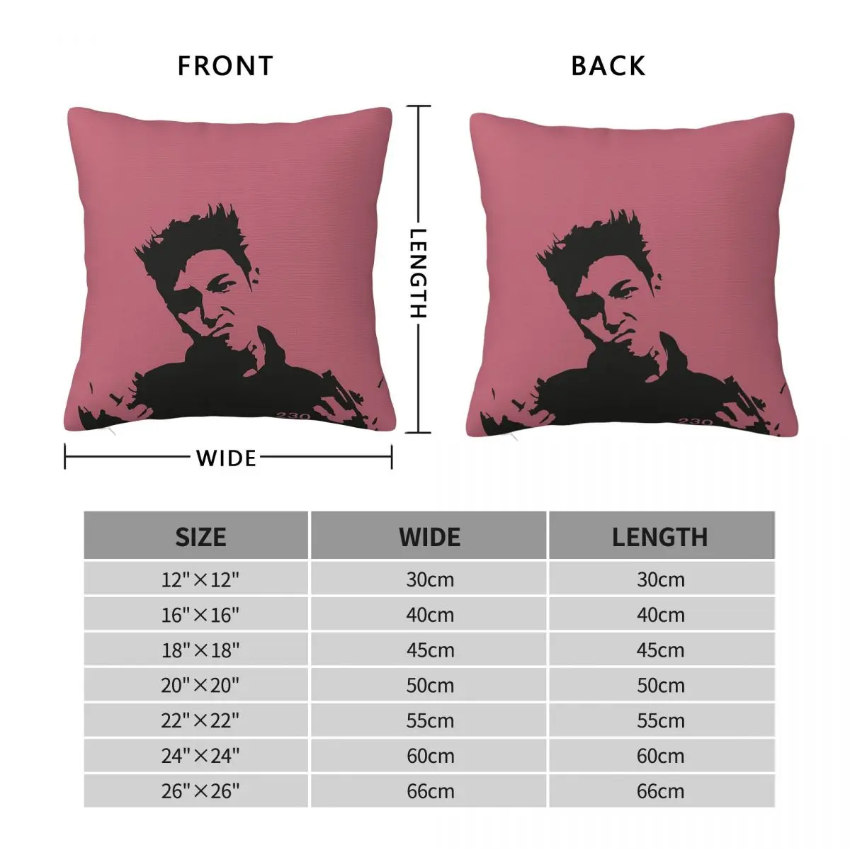 230 Choi Su-bong Square Pillowcase Polyester Linen Velvet Printed Zip Decorative Pillow Case Bed Cushion Cover