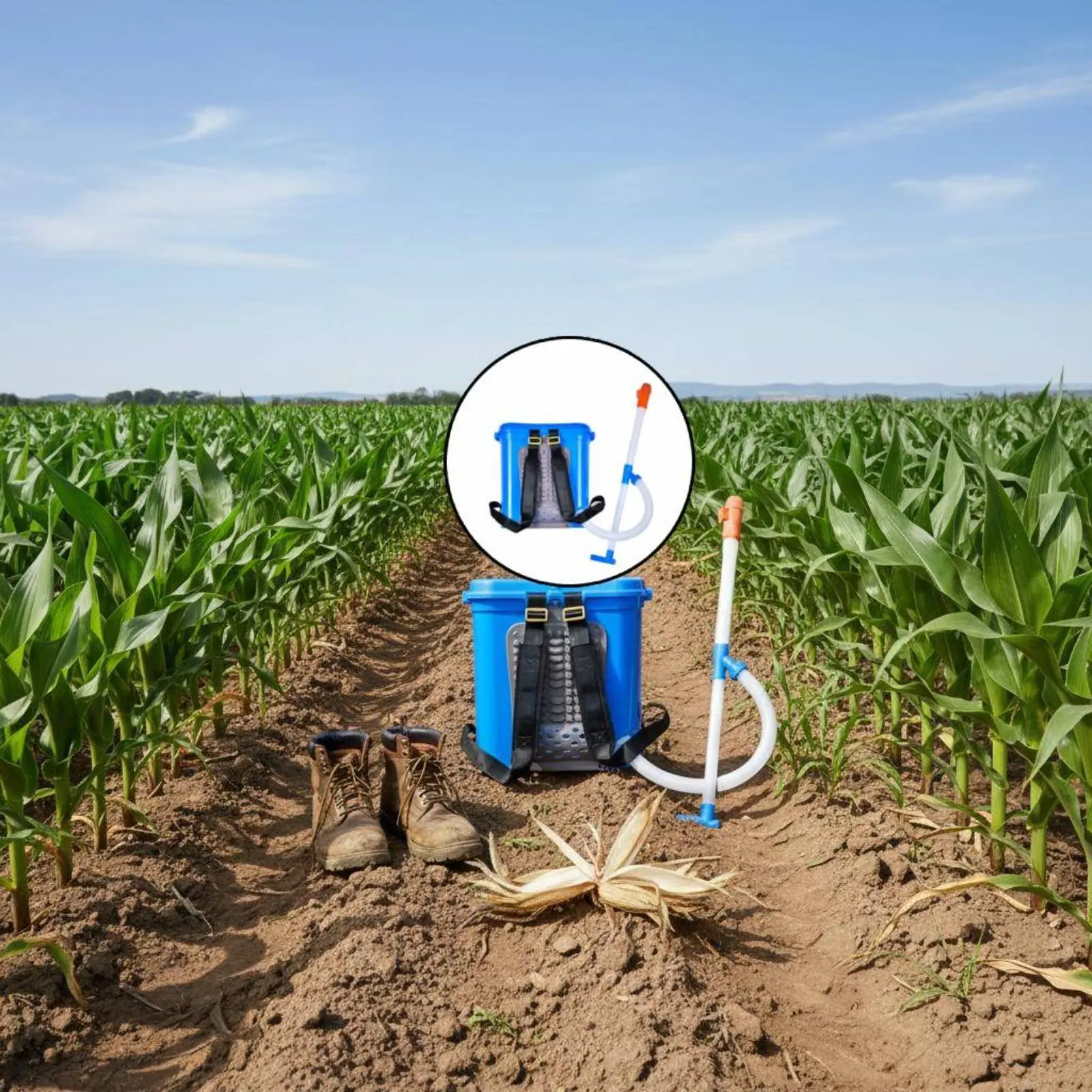 

Рюкзачный аппликатор для внесения почвоулучшителей, экономящий труд, ручной гранулятор с регулируемой подачей