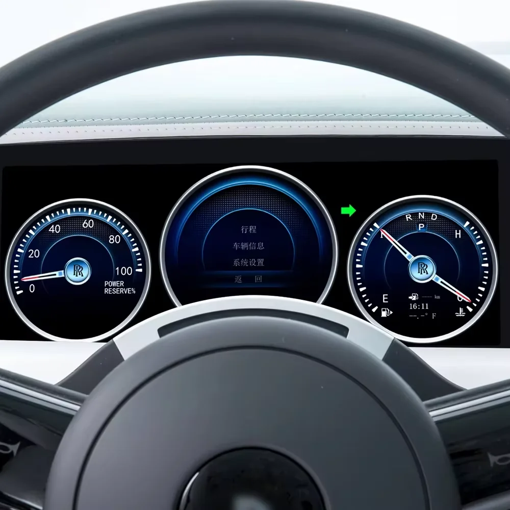 

12.3" LCD Digital Cluster Virtual Cockpit QLED Screen For Rolls-Royce 2004-2013 LCD Dashboard Speedometer Instrument Parts