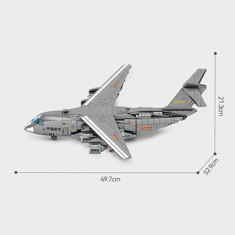 2025, nueva serie de aviones, aviones de transporte Kunpeng grandes, partículas pequeñas, montaje de alta dificultad, juguetes para niños, bloques de construcción